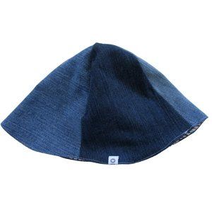 Denim Two Tone Tulip Hat Women/Girls/Teens - New with Tags - Mixed Fibers S/M